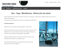 Tablet Screenshot of mercedessainz.com